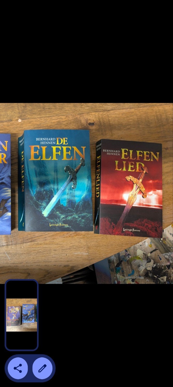 Bernhard Hennen - De Elfen Serie (6 boeken), Ophalen of Verzenden, Gelezen, Bernhard Hennen