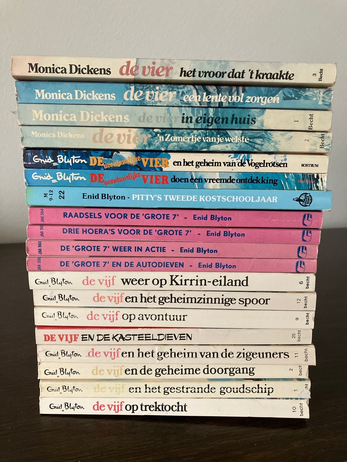 Grote collectie jeugdboeken: De Vier, De Vijf, De Grote 7, Ophalen of Verzenden, Gelezen, Fictie