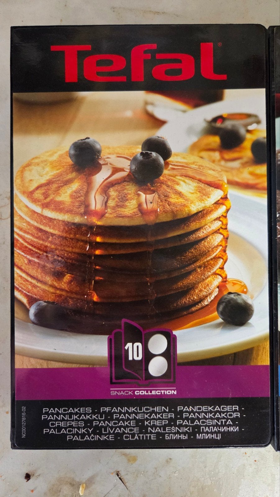 Tefal Snack Collection wafelijzer 3 platen sets, Ophalen of Verzenden, Uitneembare platen, Gebruikt