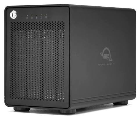 OWC Thunderbay 4, Thunderbolt 2 DAS met 4x 6TB NAS schijven, Thunderbolt, Gebruikt, HDD, OWC