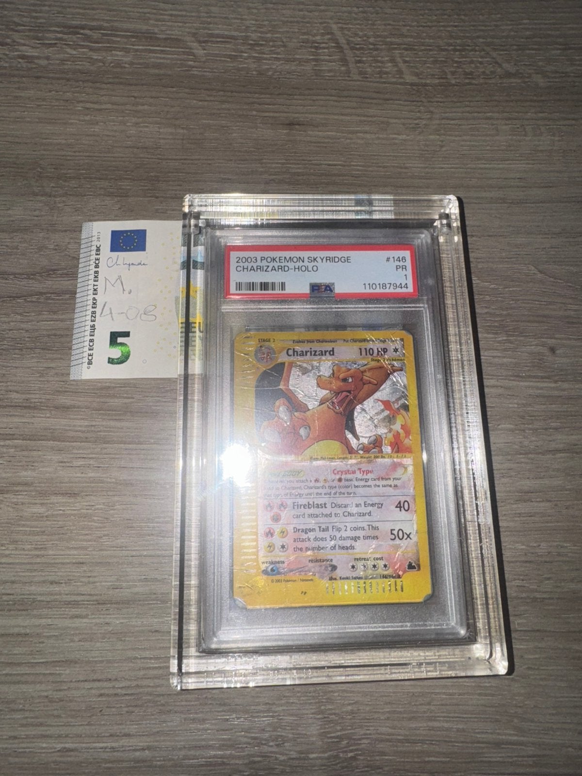 Charizard Holo Skyridge PSA 1, Ophalen of Verzenden, Nieuw, Losse kaart, Foil
