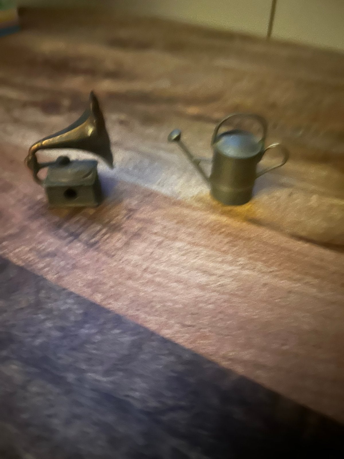 Miniatuur Grammofoon en Gieter Decoratie Set, Ophalen
