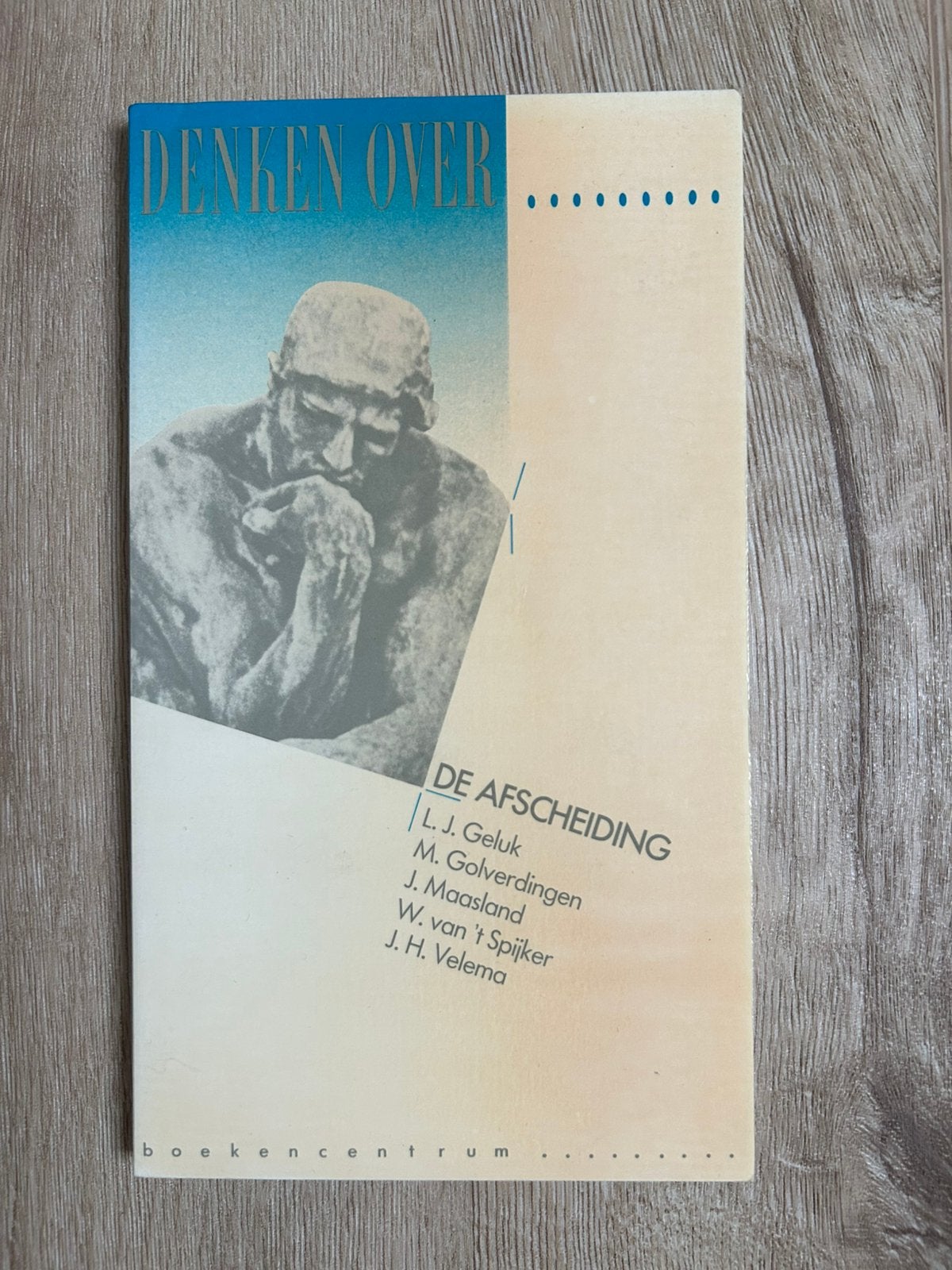 Denken over de afscheiding - Velema, Van ‘t Spijker, Ophalen of Verzenden, Gelezen