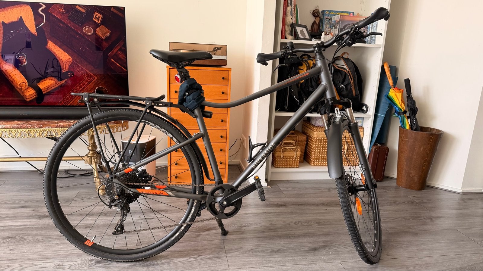 Decathlon Riverside 900 fiets - Goede staat!, Fietsen en Brommers, 28 inch, Gebruikt, Vering, 10 tot 15 versnellingen