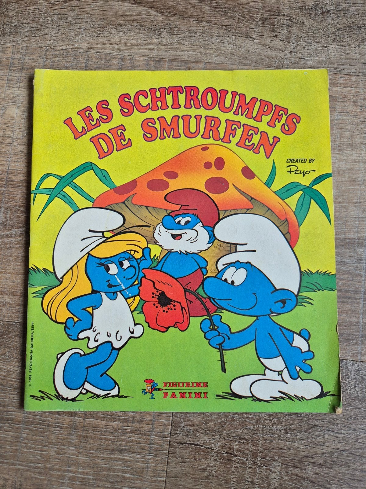 De Smurfen Panini Stickerboek (Frans/Nederlands), Verzamelen, Smurfen, Ophalen of Verzenden, Gebruikt, Verschillende Smurfen, Stripboek