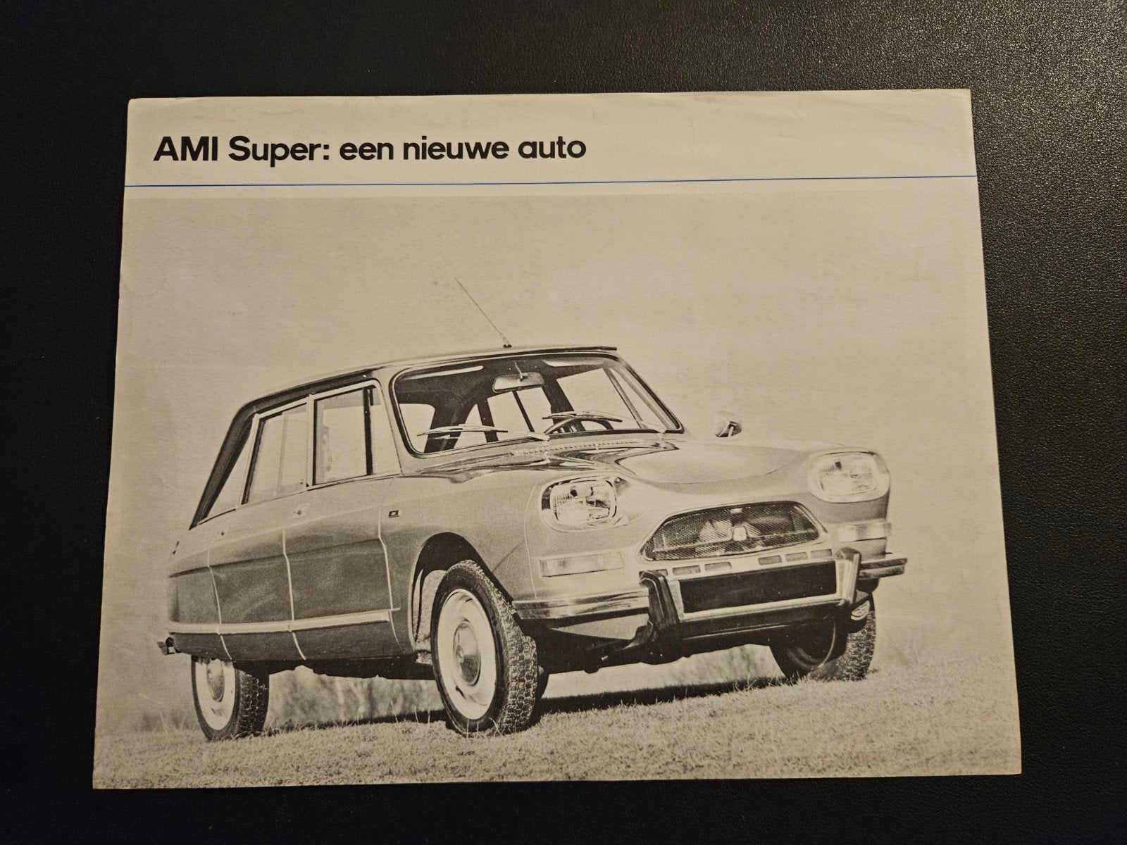 Leaflet Citroën Ami Super, Ophalen of Verzenden, Zo goed als nieuw, Citroën