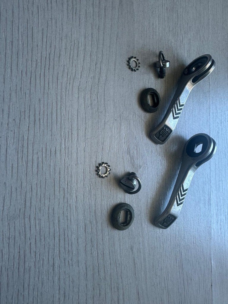 Shimano versnellingshendels jaren 70, Overige merken, Minder dan 10 versnellingen, Gebruikt, Aluminium