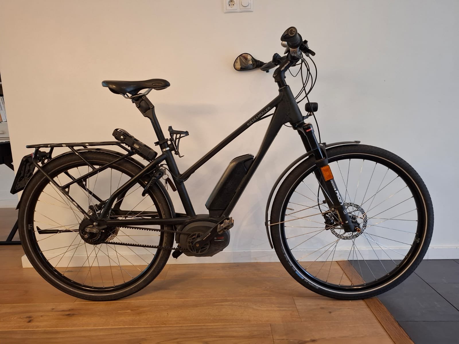 Speedpedelec Riese Muller, Fietsen en Brommers, Elektrische fietsen, Gebruikt, 47 tot 51 cm, 30 tot 50 km per accu, Ophalen
