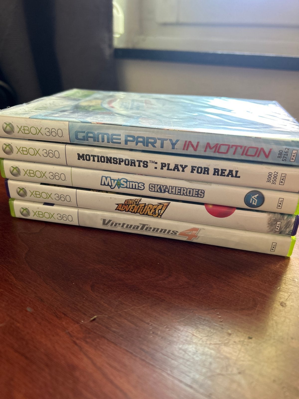 Xbox 360 Games: Game Party, Motionsports, My Sims, Kinect, V, Ophalen, Gebruikt, Overige genres, Eén computer