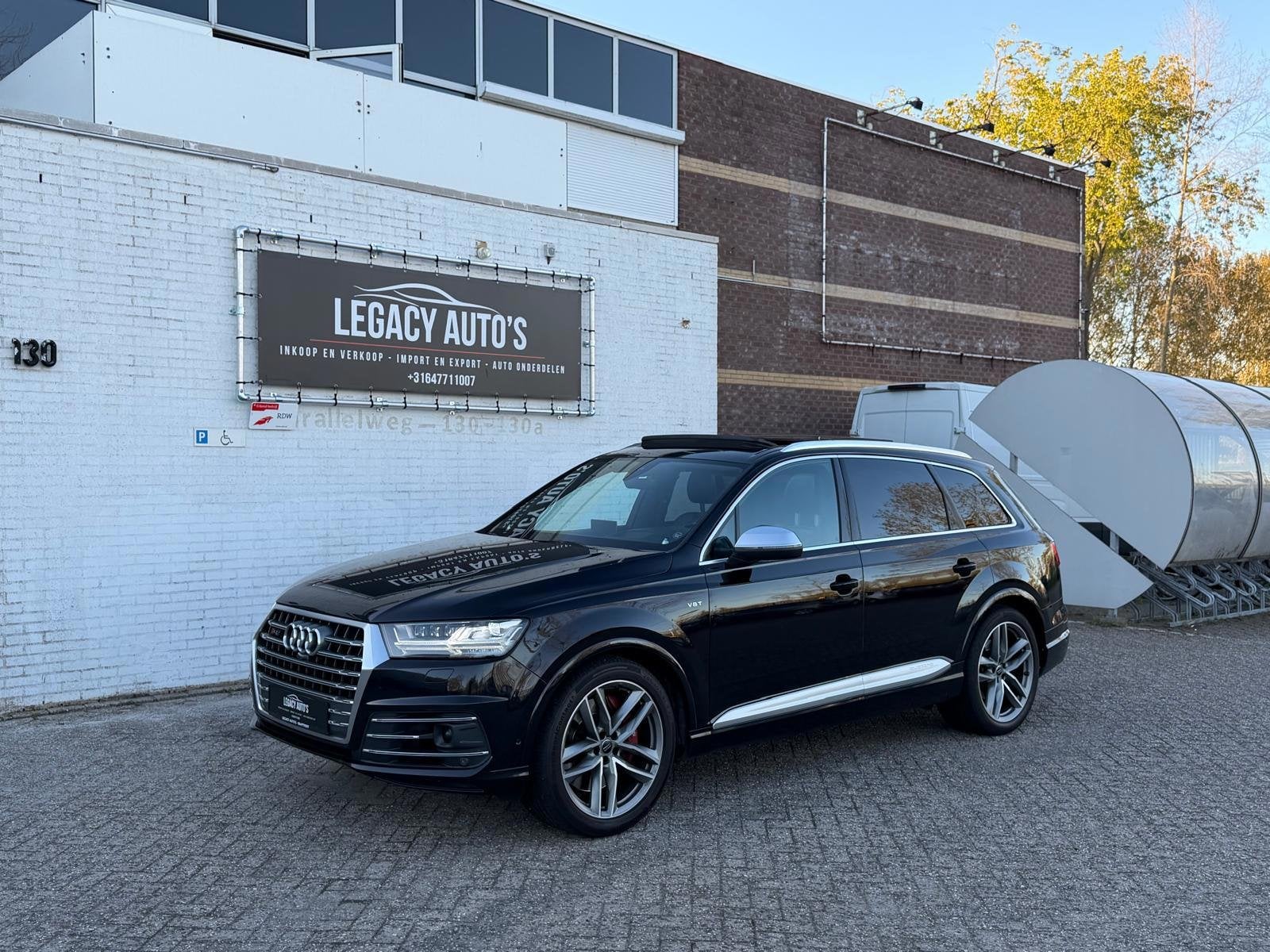Audi SQ7 4.0 TDI SQ7 quattro Pro Line + TOP STAAT!, Auto's, Automaat, 435 pk, Gebruikt, Zwart