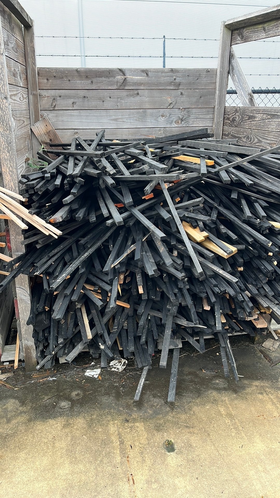 Stapellatten, Minder dan 3 m³, Ophalen