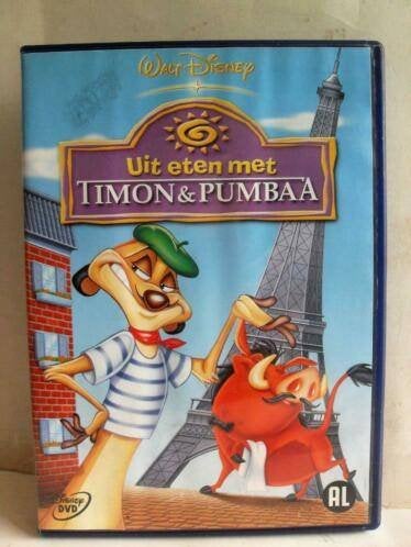 Uiteten met Timon en Pumba (originele dvd) disney, Europees, Gebruikt, Tekenfilm, Alle leeftijden
