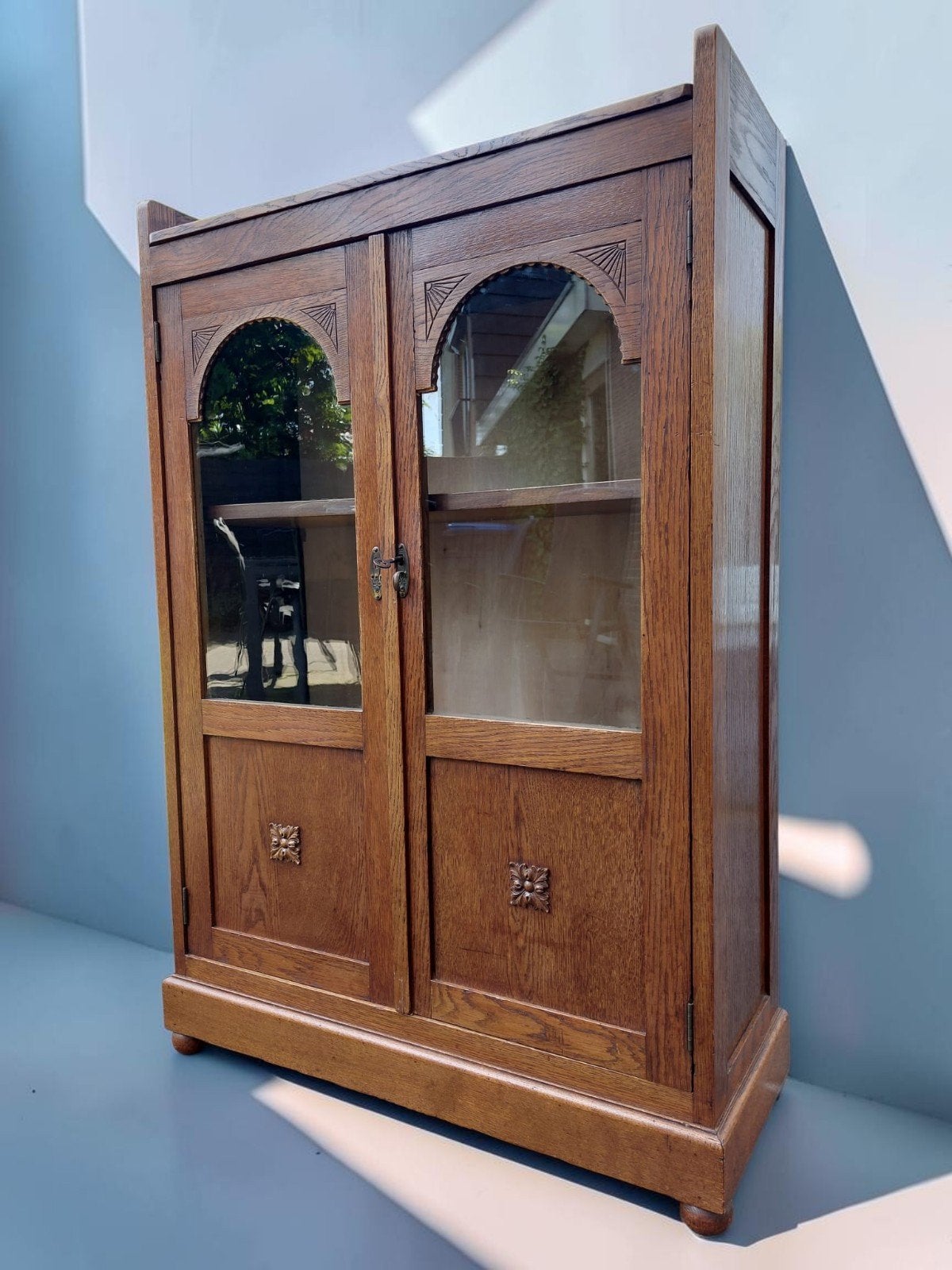 Antiek art deco kastje boekenkastje servieskastje, Antiek en Kunst, Antiek | Meubels | Kasten, Ophalen