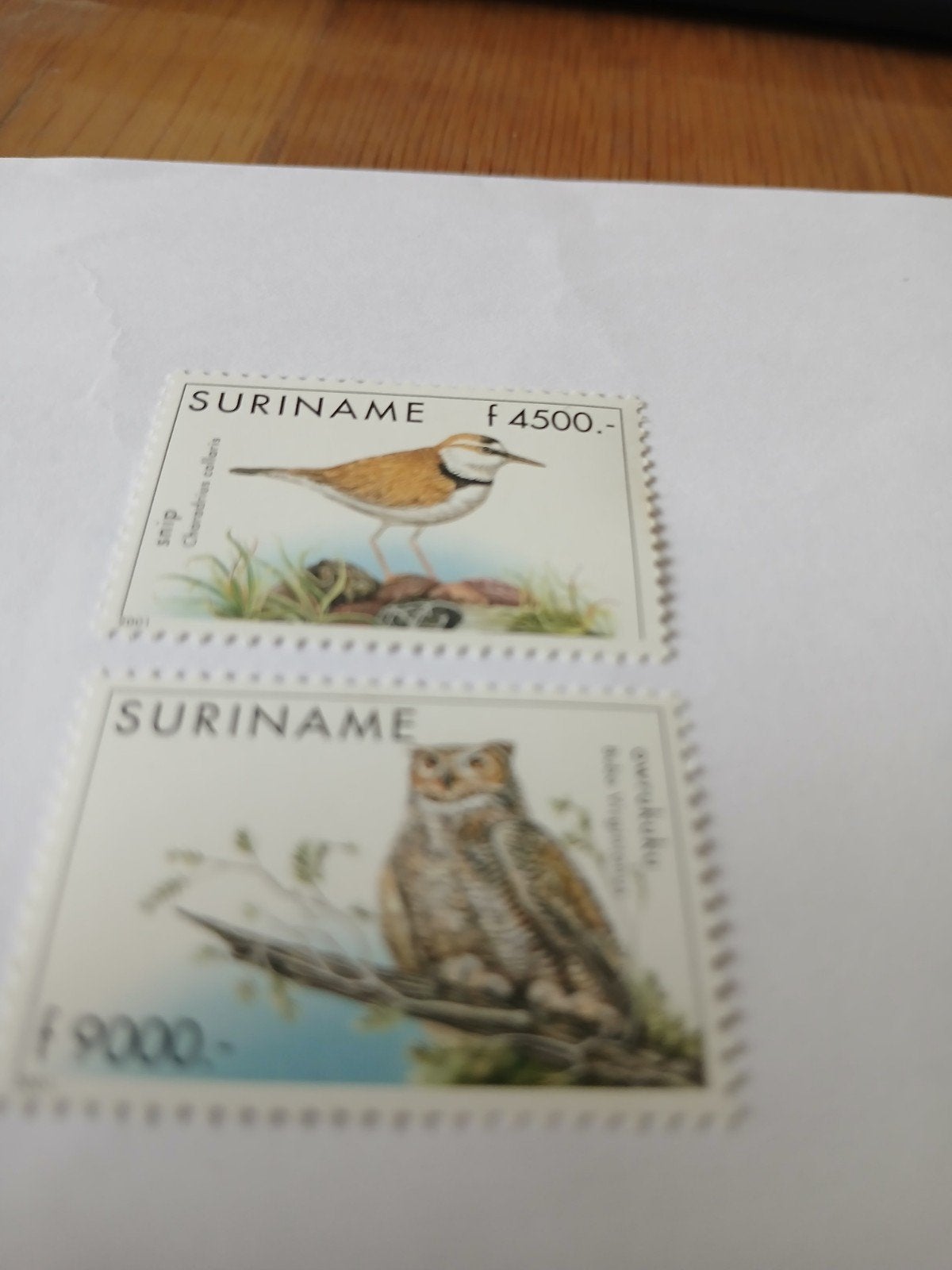 Suriname serie uit 2001 catnr 1116/17, Ophalen of Verzenden