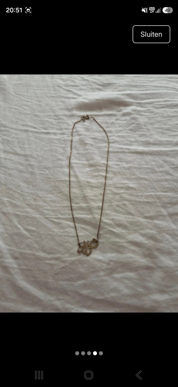 Echt zilveren ketting, Ophalen of Verzenden, Zilver, Zilver, Verstelbaar