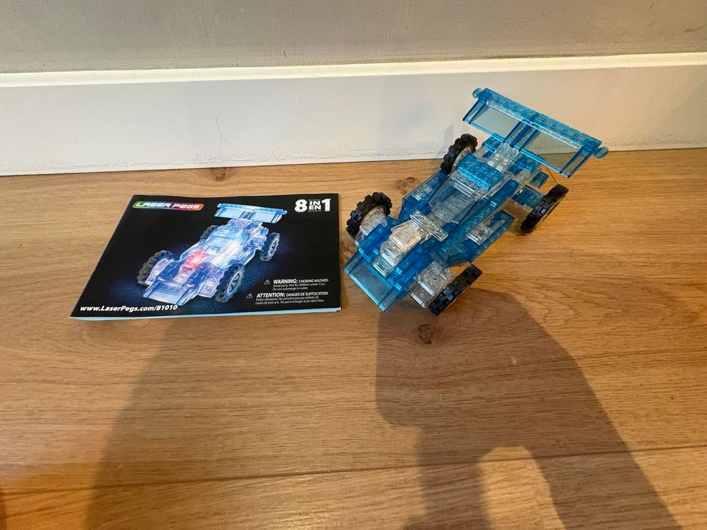 Laser Pegs 8-in-1 Bouwset met Licht, Ophalen of Verzenden, Zo goed als nieuw, Bouwen, Met licht