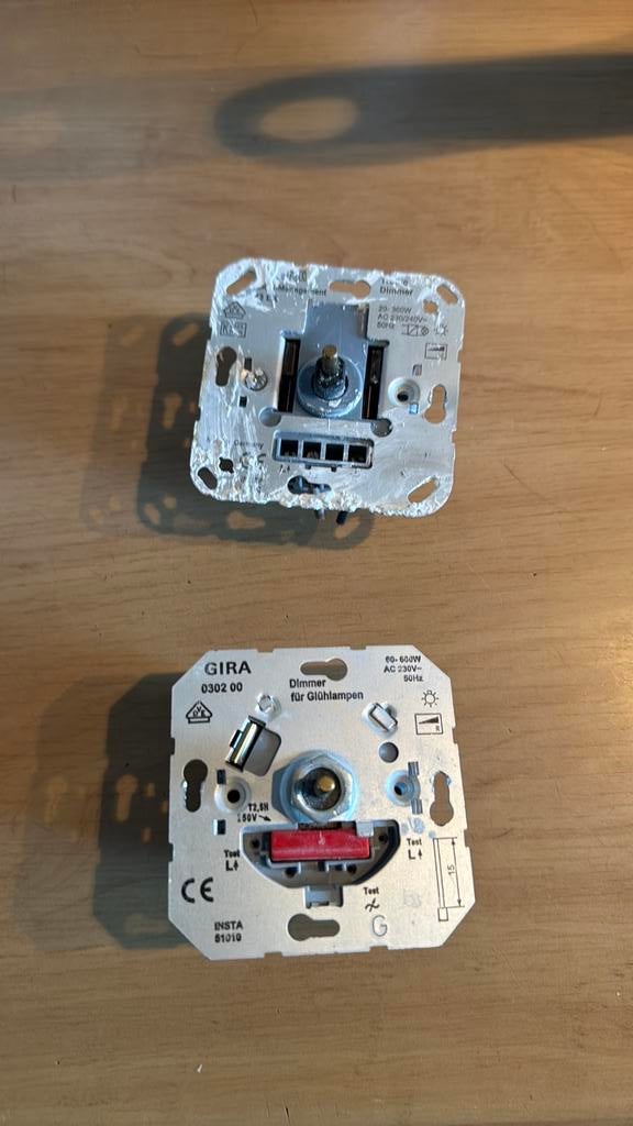 2 Dimmers, Ophalen, Zo goed als nieuw, Overige typen