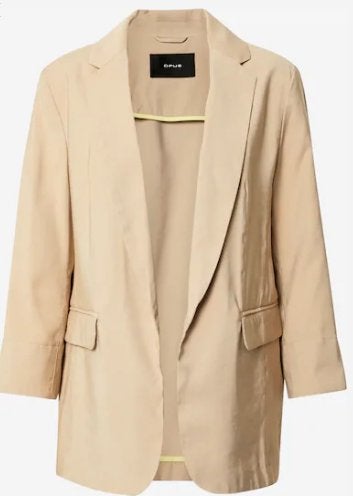 OPUS colbert jasje blazer zand maat 38, Ophalen of Verzenden, Zo goed als nieuw, Maat 38/40 (M), Beige
