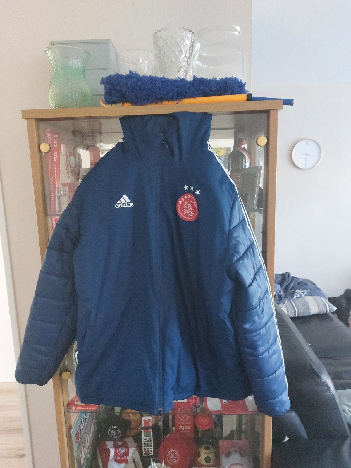 te koop splinternieuwe ajax coach jas 2xxl, Ophalen, Blauw, Nieuw, Overige maten