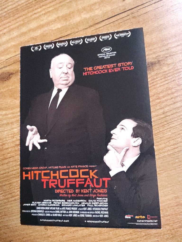 Ansichtkaart Hitchcock/Truffaut, Verzenden, 1960 tot 1980, Ongelopen, Sterren en Beroemdheden