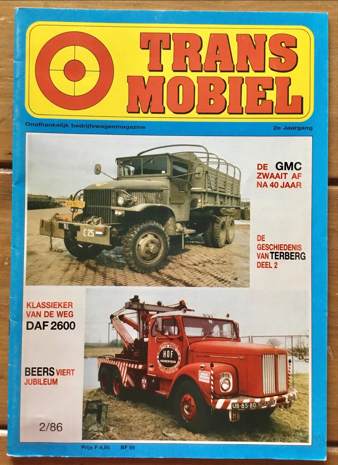 TRANSMOBIEL ONAFHANKELIJK BEDRIJFSMAGAZINE 2e JAARGANG 1986, Boeken, Ophalen of Verzenden, Gelezen, Algemeen