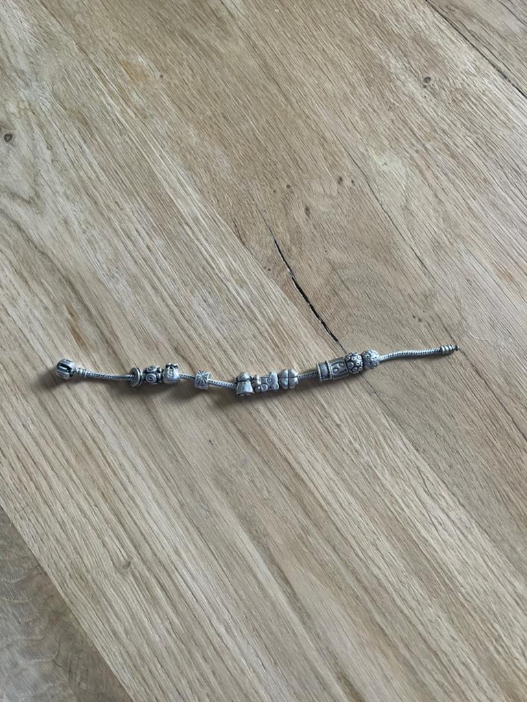 Pandora armband, Ophalen of Verzenden, Gebruikt, Zilver