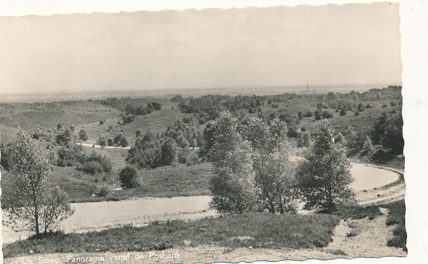 11069 De Steeg panorama vanaf de Postbank, Verzamelen, Ansichtkaarten | Nederland, Gelderland, 1940 tot 1960, Ophalen of Verzenden