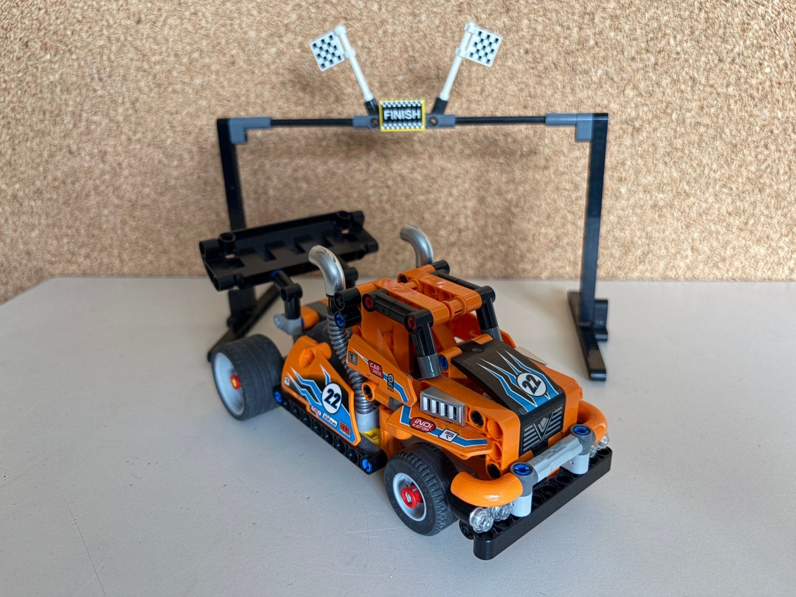 Lego Technic 42104 Race Truck - Compleet met boekje, Ophalen, Gebruikt