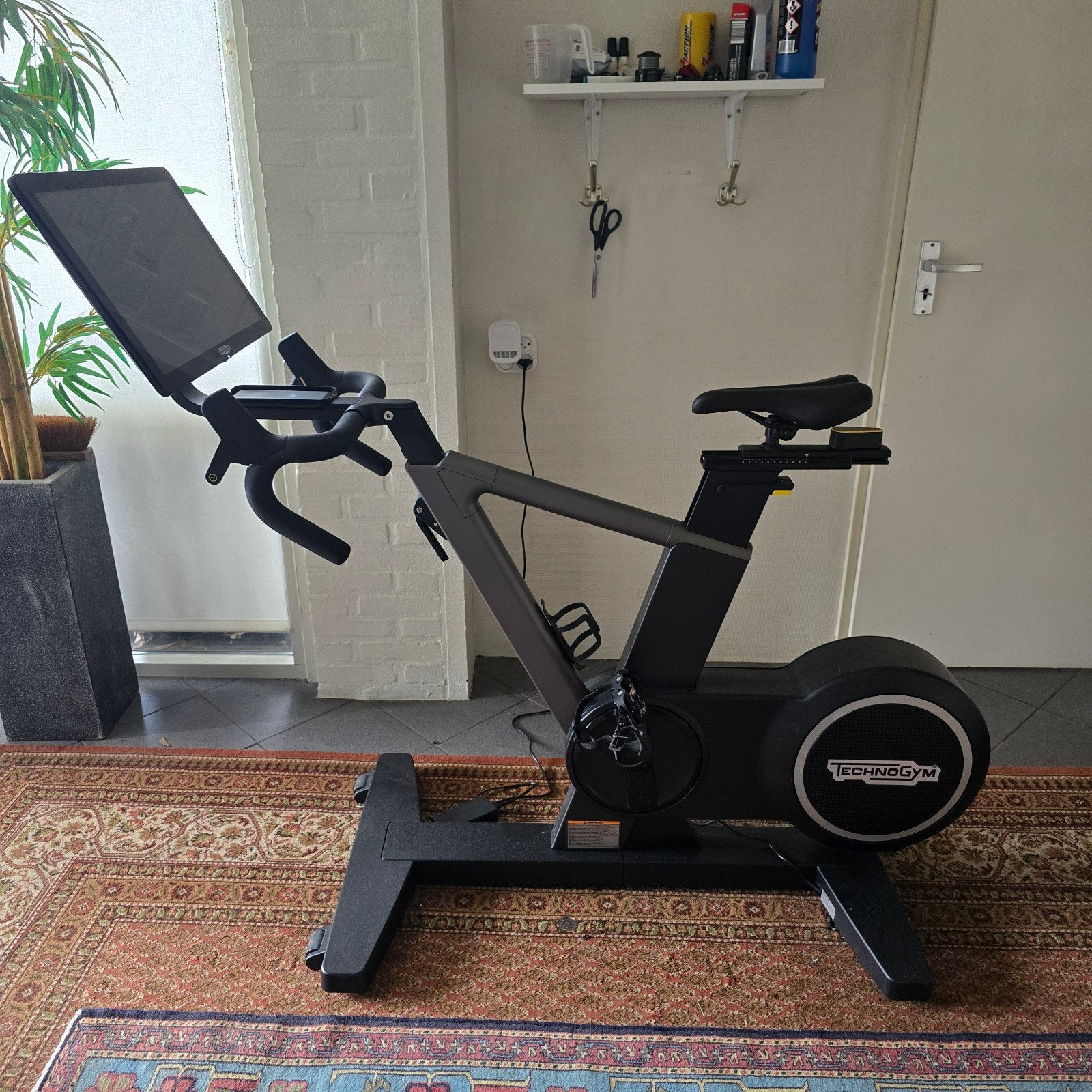 Technogym Ride - Zo goed als nieuwe spinningfiets, Sport en Fitness, Fitnessapparatuur, Ophalen, Kunststof, Technogym, Informazioni@technogym.com