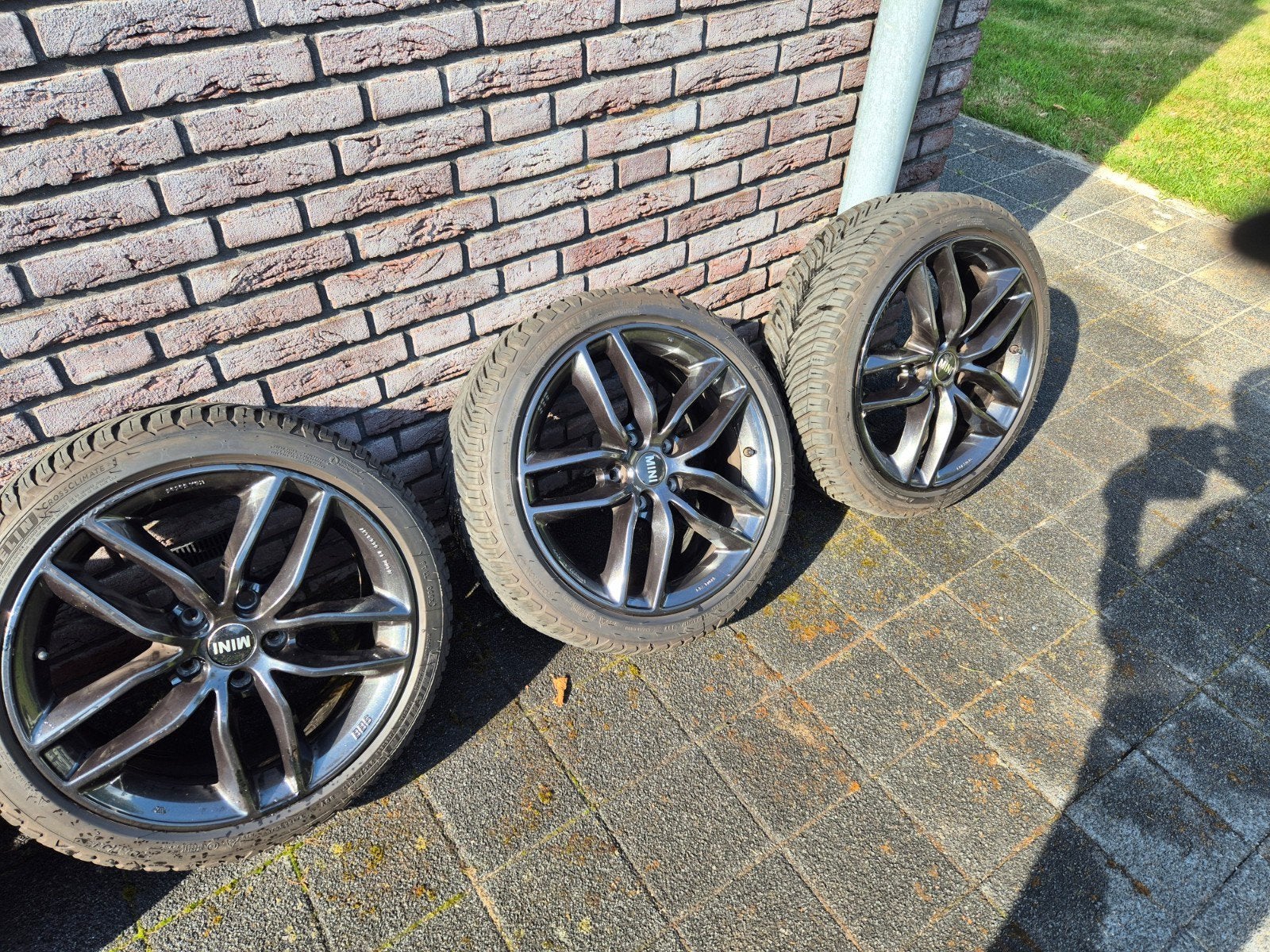 4 BBS velgen met Michelin Cross Climate banden Mini F56 F55, Auto-onderdelen, Banden en Velgen, Ophalen, Gebruikt, Banden en Velgen
