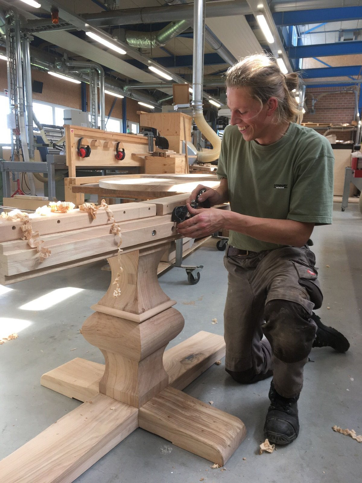 Meubel op maat, Ambachtelijk, Eikenhout, 200 cm of meer, Zo goed als nieuw