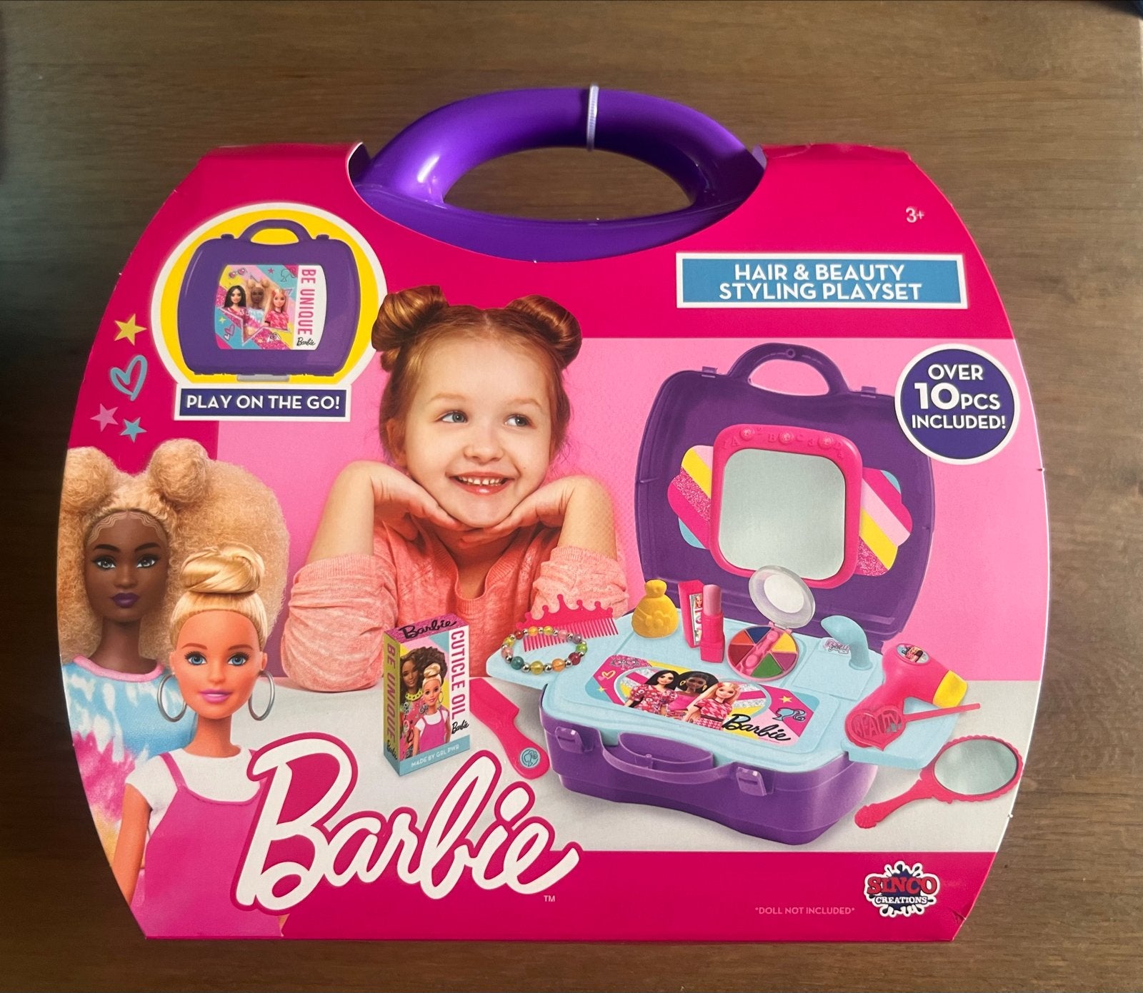 Mattel Barbie Haar- en Schoonheidsset Speelset 10-delig, Ophalen of Verzenden, Nieuw, Barbie