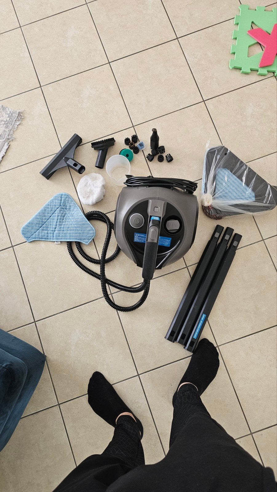 Techweise ts2 met accesoires te koop (max 3x gebruikt), Ophalen, Nieuw, Stoomreiniger