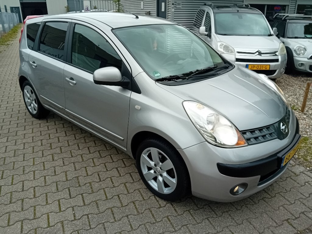 Nissan Note 1.6 16V BJ2006 NIEUWE APK! SLECHTS 125DKM!!, Auto's, Nissan, Bedrijf, Te koop, Note, ABS, Airbags, Airconditioning