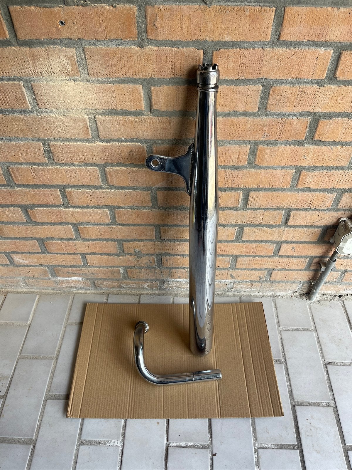 Yamaha FS1 uitlaat, Fietsen en Brommers, Brommeronderdelen | Oldtimers, Ophalen, Uitlaat, Yamaha