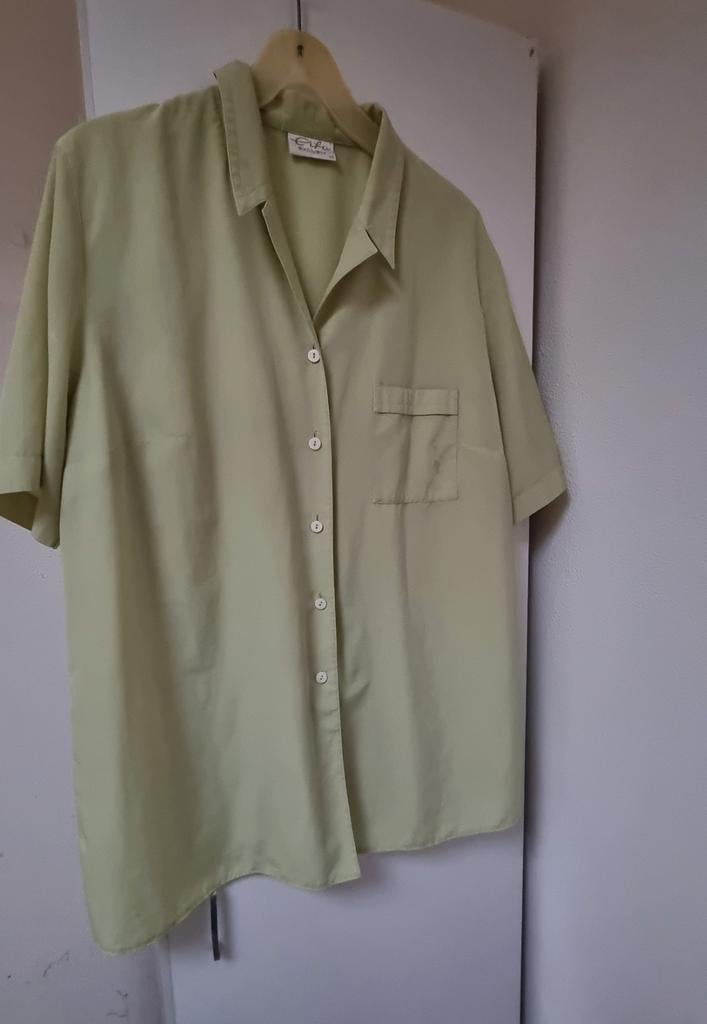 Mooie licht groene Blouse van Erfo exclusiv maat 48, Erfo, Maat 46/48 (XL) of groter, Ophalen of Verzenden, Zo goed als nieuw