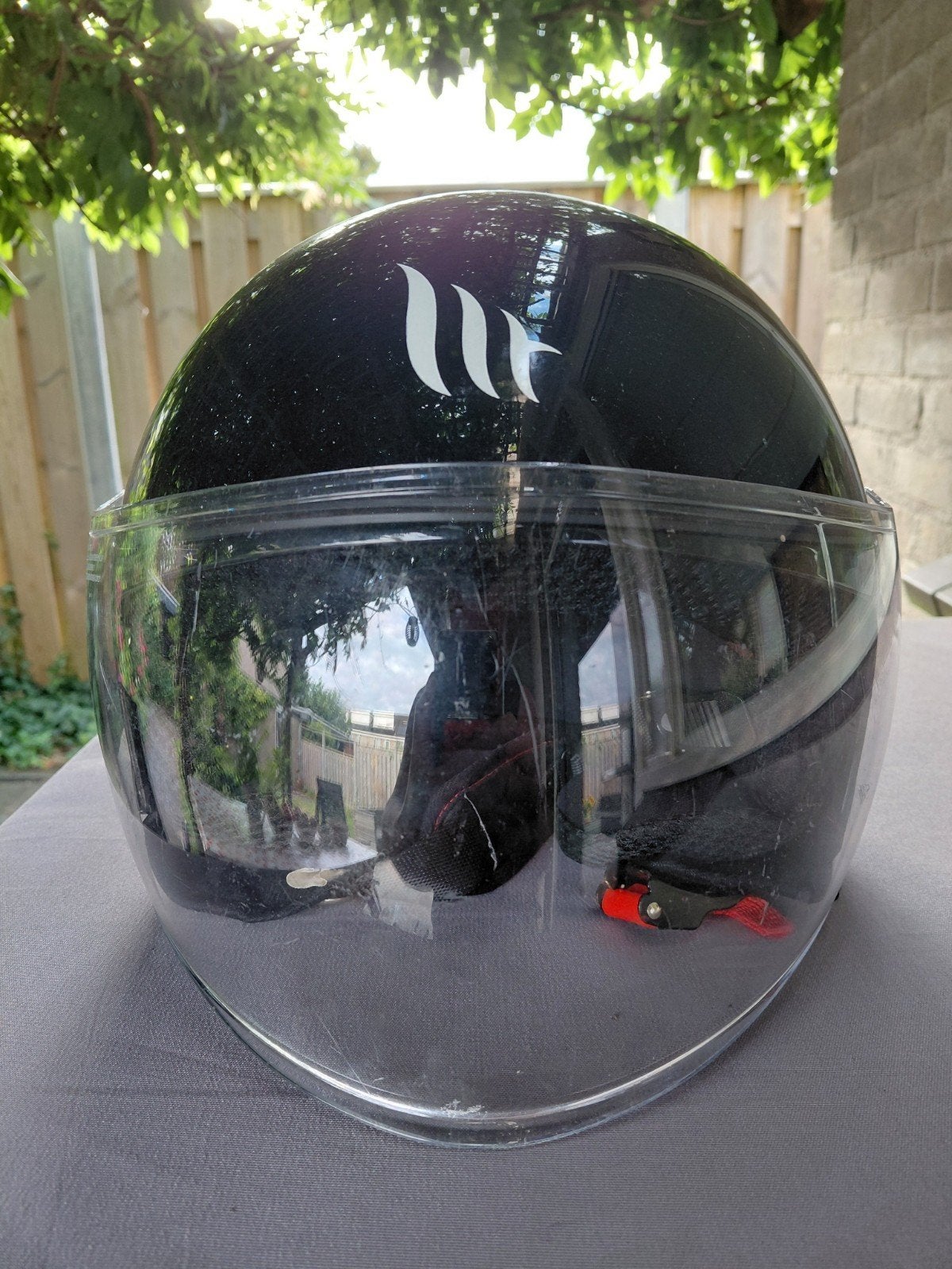 MT Helmets Street scooterhelm - Maat S, Fietsen en Brommers, Brommerhelmen, Ophalen of Verzenden, Gebruikt, Small, MT Helmets