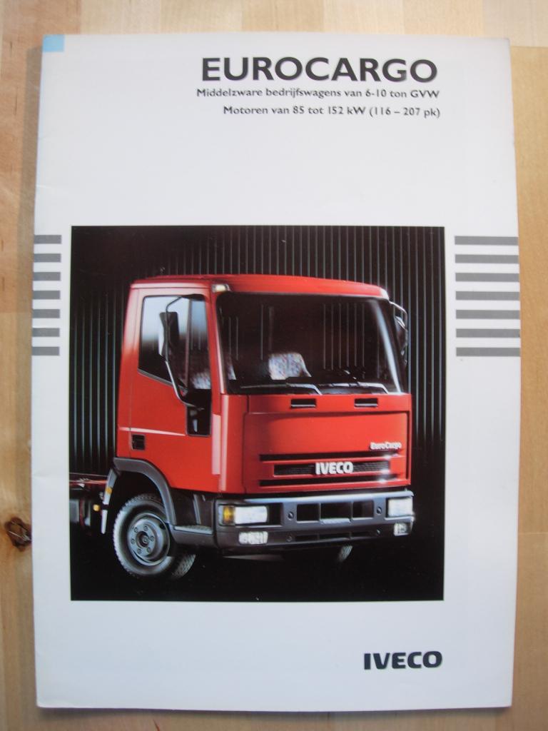 Iveco EuroCargo Brochure 1994 – 6 t/m 10 Ton, Iveco, Ophalen of Verzenden, Zo goed als nieuw, Overige merken