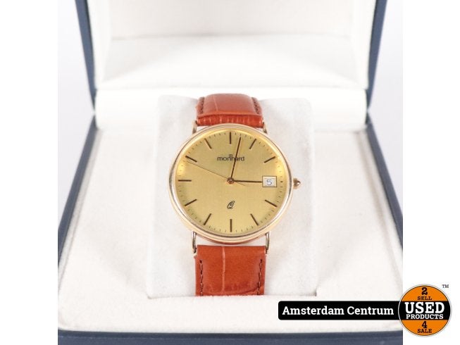 Monnard 14K Horloge (Met gravure Omnia 2002-2010), Flex Ltd., Gebruikt, https://flex.com/contact-us, Nobelstraat 10, 5807 GA Oostrum LB, Limburg, Nederland