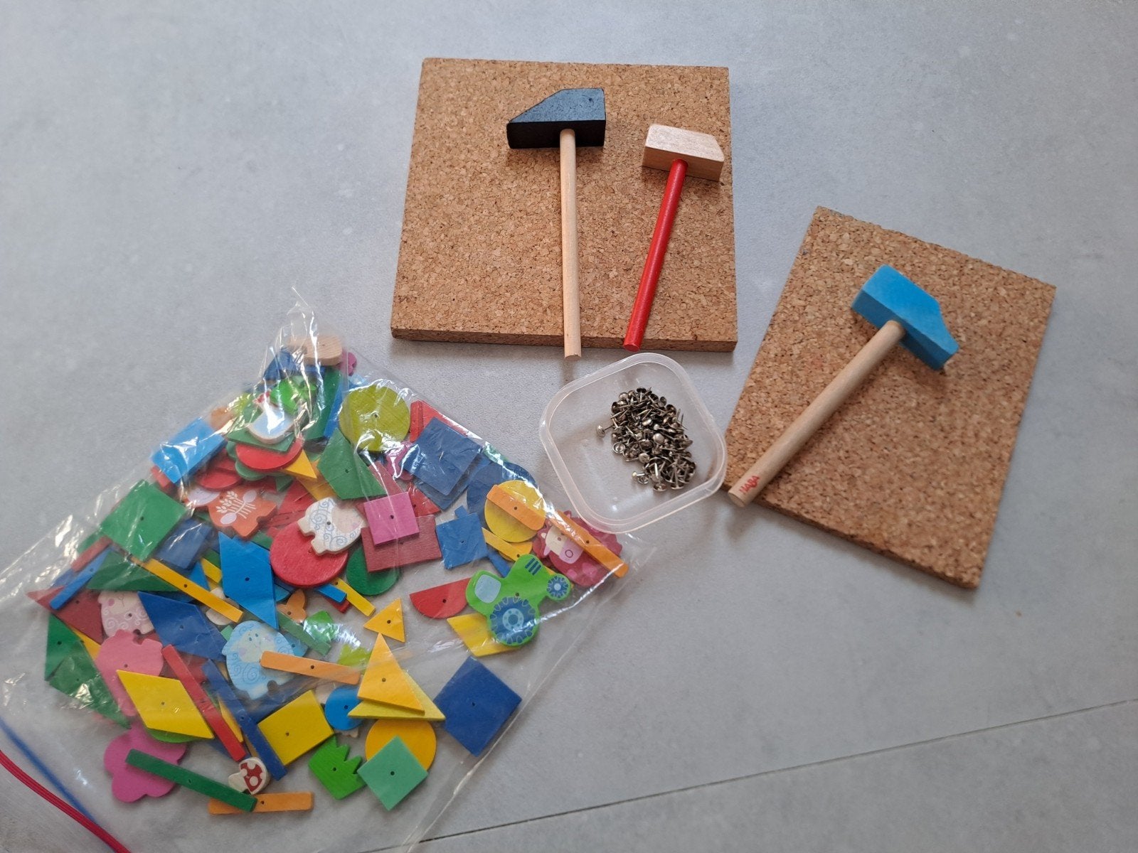 Hamertje tik speelgoed met verschillende sets, Ophalen of Verzenden, Gebruikt, Bouwen