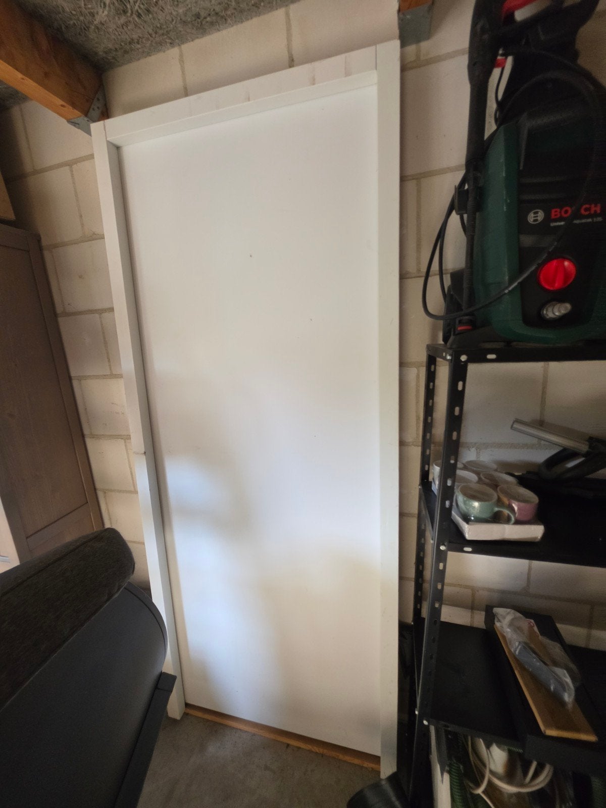 Binnen Kozijn met deur 83x211cm - Ongebruikt, Ophalen, 80 tot 100 cm, Nieuw, Buitendeur