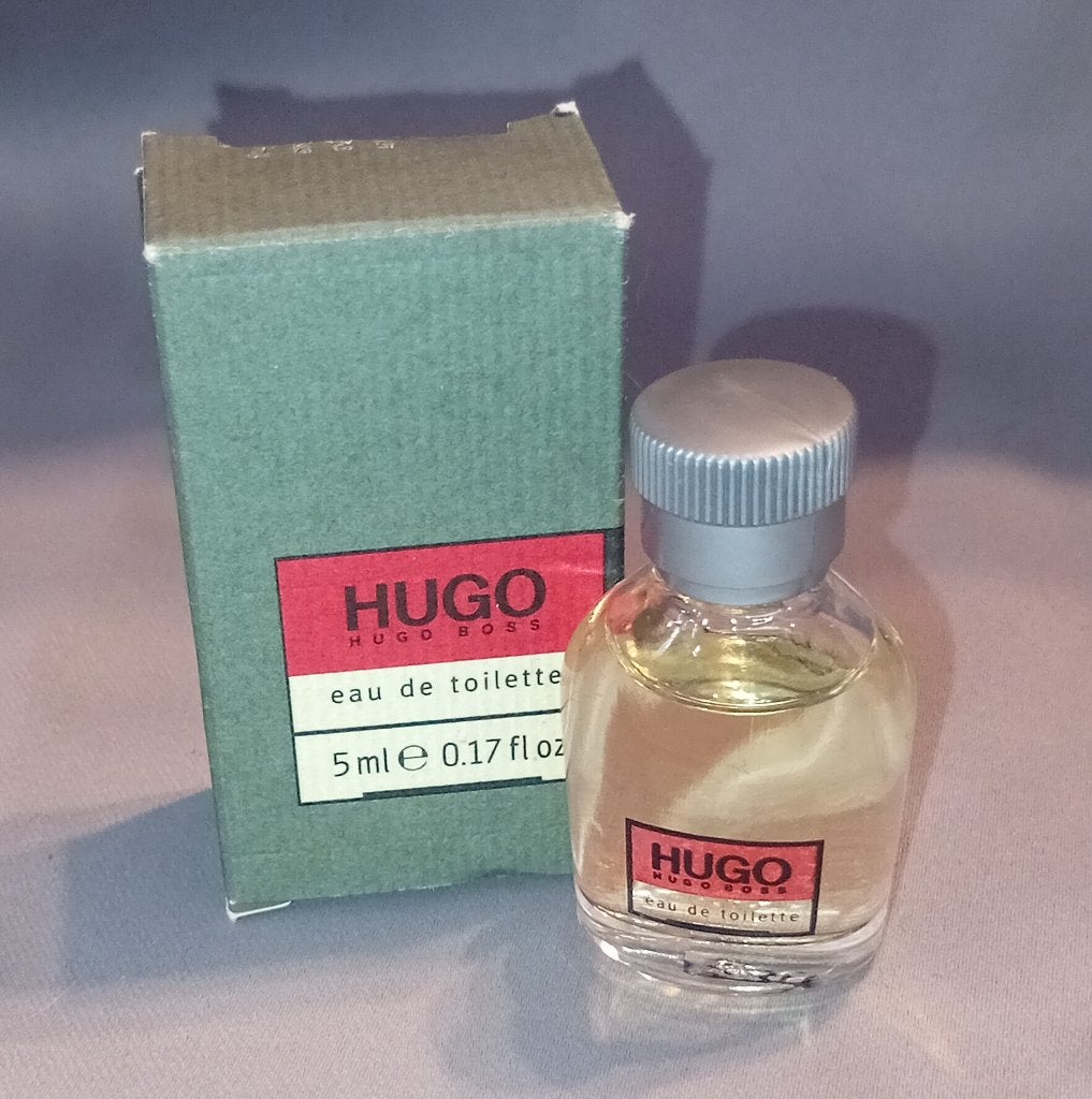 Volle parfum mini - Hugo boss , hugo + doosje, Ophalen of Verzenden, Zo goed als nieuw, Miniatuur, Gevuld