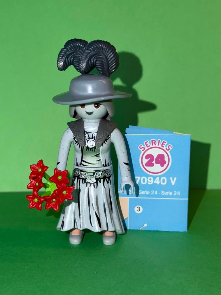 Mrt 048: playmobil: figures serie 24: gothic dame, Ophalen of Verzenden, Zo goed als nieuw