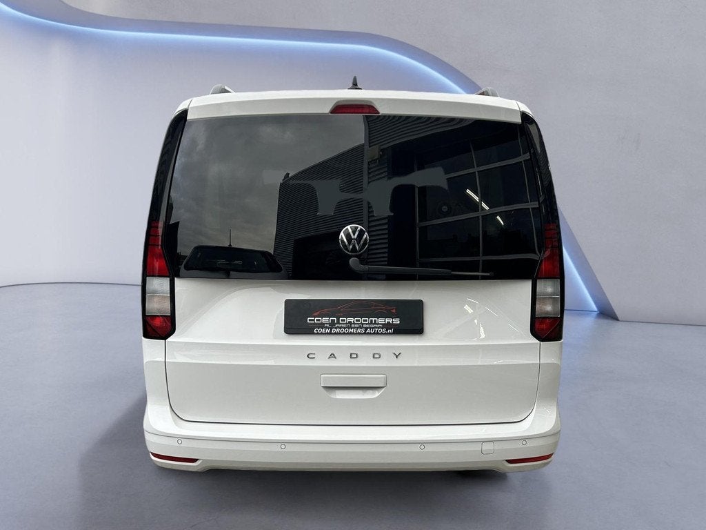 Volkswagen Caddy Maxi 1.5 TSI 7persoons /Apple Carplay/Dubbe, Auto's, Volkswagen, 1556 kg, Stof, 4 cilinders, 7 stoelen