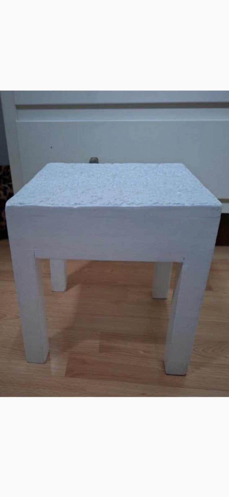 Klein bij zet tafeltje 30x30x30  8€ ., Ophalen, Zo goed als nieuw, Rond, Minder dan 55 cm