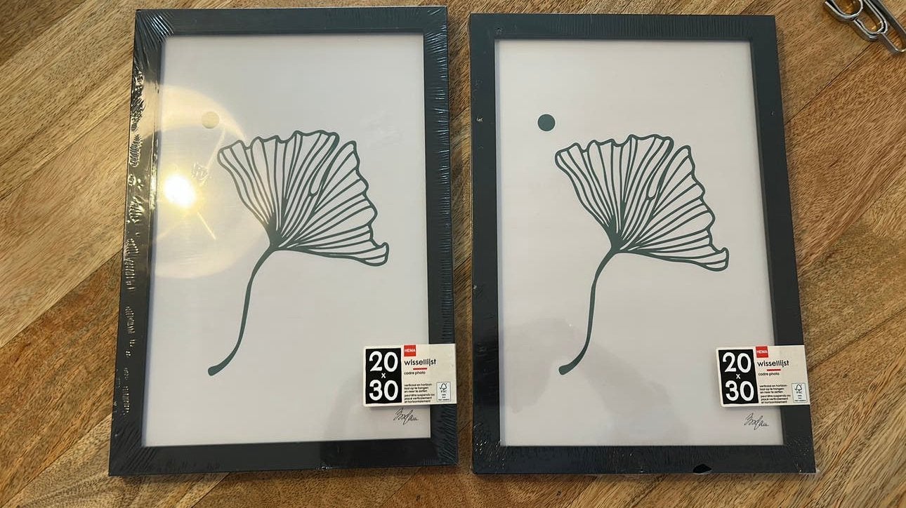 NIEUW 2 lijsten, Ophalen, 30 cm, 20 cm, Nieuw