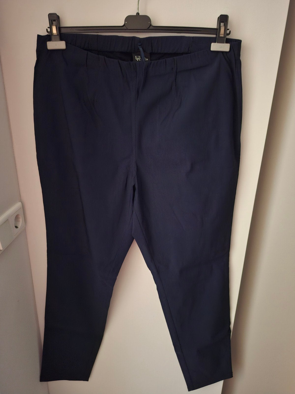 Nieuwe Ulla Popken stretch broek mt 48, Ophalen of Verzenden, Zo goed als nieuw, Blauw, Broek of Spijkerbroek