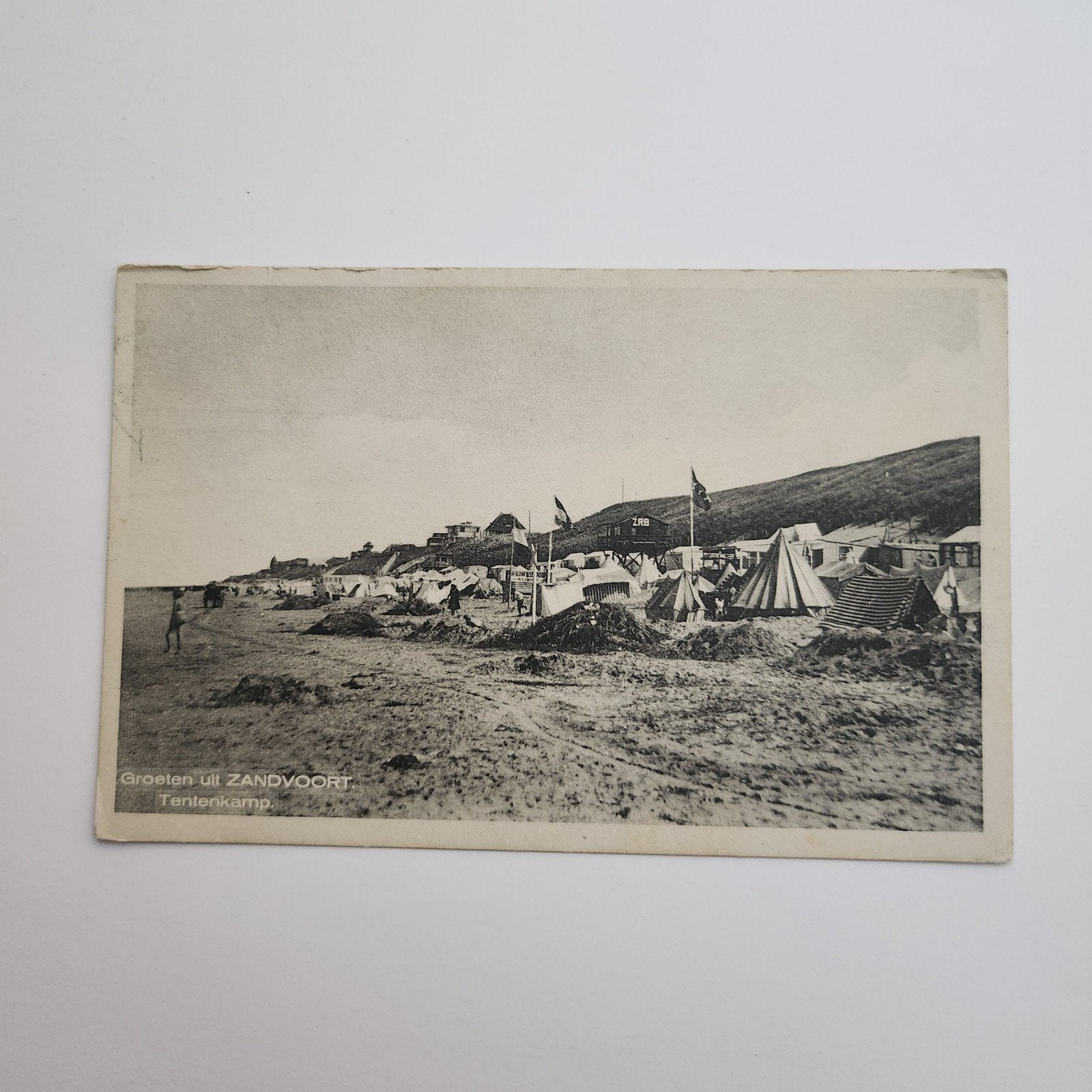 Oude ansichtkaart Zandvoort Tentenkamp (Gelopen), Verzenden, Voor 1920, Gelopen, Noord-Holland