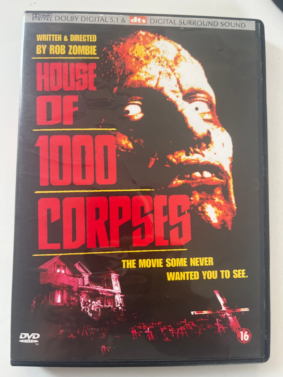House of 1000 Corpses DVD - Rob Zombie Horrorfilm, Cd's en Dvd's, Dvd's | Horror, Vanaf 16 jaar, Ophalen of Verzenden, Zo goed als nieuw