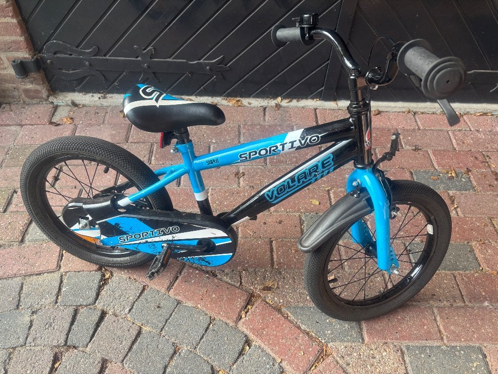 Jongens fiets 16 Inch, Fietsen en Brommers, Ophalen, Terugtraprem, Gebruikt, Volare